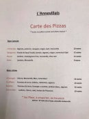 Carte et menu de L'Annevillais à Anneville Ambourville — Pizzas