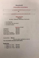 Carte et menu de L'Annevillais à Anneville Ambourville — Pasta box