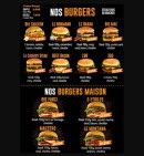 Carte et menu de La Barak aux délices à Duclair — Burgers