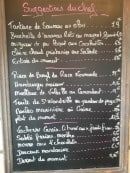 Menu Au Fils Du Temps - Les suggestions du chef