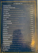 Carte et menu de La Cantine du Château à Grand Couronne — Les pizzas