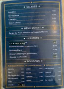 Carte et menu de La Cantine du Château à Grand Couronne — Salades, menu enfant...