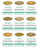 Menu Nico pizz' - Les pizzas à base crème