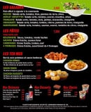 Menu La rigale - Les salades, pâtes, tex mex...