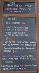 Menu Panache - Exemple de menu