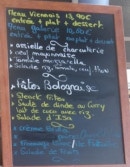 Carte et menu de Le Viennois à Gonfreville l'Orcher — Exemple de menu