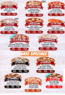 Menu Mamedov Kebab - Les pizzas suite et pizzas base spéciale