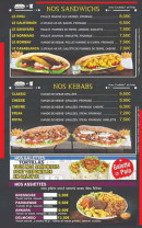 Menu Snack Del Mondo - Sandwiches, kebab, galettes,...