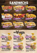 Carte et menu de So’family à Buchy — Les sandwichs et wraps