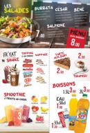 Menu Burger Fr'Eat - Les salades, boissons et smoothies,...