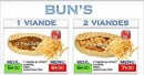 Menu MaxFood - Les bun's