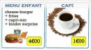 Menu MaxFood - Le menu enfant