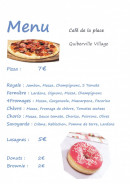 Carte et menu de Pizzeria de la Place à Quiberville — Le menu