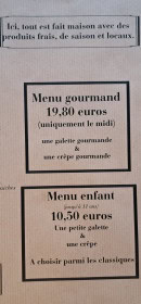 Menu Le Henri Cat - Les menus