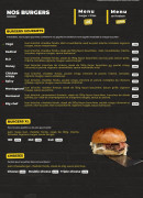Carte et menu de Le Pétrin à Amfreville la Mi Voie — Les burgers