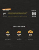 Carte et menu de Le Pétrin à Amfreville la Mi Voie — Les pizzas spéciales