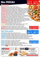 Carte et menu de Pronto Pizza à Meaux — Menu 2