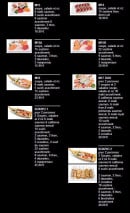 Menu Sushi Kokiyo - Les plateaux suite 