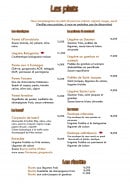 Menu Bassano - Les plats et risottos