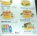 Menu L'etoile de senart - Les burgers, galettes et sand royal, ...