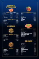 Carte et menu de Nooshi's à Montereau Faut Yonne — Les bowls, boissons, …