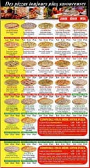 Carte et menu de Pizza Family à Montereau Faut Yonne — les pizzas