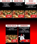 Menu Pizza Pronto - Les Menus