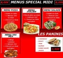 Menu Pizza Pronto - Menus special midi