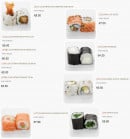 Menu Kidaya - Les makis: california maki tempura crevette, maki les vegas,....