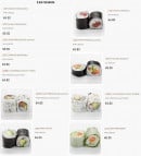 Menu Kidaya - Les makis: snaké maki, tekka maki,.....