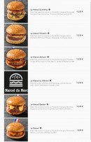 Menu King Marcel - Les burgers