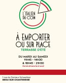 Carte et menu L'italien du coin, Brou sur Chantereine