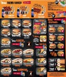 Menu Chicken Paradise - Menus, salades, paninis,...