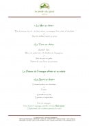 Menu Le Jardin du Gout - Les buffets évènementiels page 2