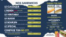 Carte et menu de Only The Food à Gretz Armainvilliers — Les sandwichs