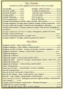 Carte et menu de Pizza Favina à Tournan en Brie — les viandes et pâtes