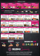 Carte et menu de Sushi sensey à Dammartin en Goele — Les menus, boissons, ...
