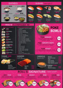 Carte et menu de Sushi sensey à Dammartin en Goele — Les entrées, sushis, ...
