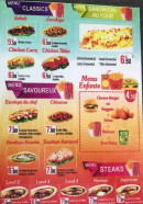 Menu O’diamond - Menus sandwichs et menu enfant