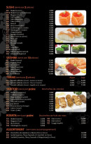Menu Royal kyoto - Sushi, sashimi .....