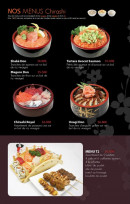 Menu Royal kyoto - Les menu chirashi