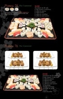 Menu Royal kyoto - Les plateaux