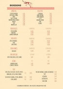Menu Oki Sushi - Boissons