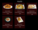 Menu African Evasion - Les plats