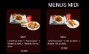 Menu African Evasion - Les menus midis