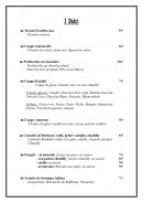 Menu Luna Rossa - Dolci