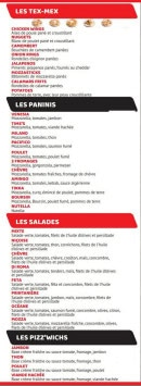 Carte et menu de Pizza Hotimes à Pontault Combault — Menu 3