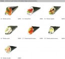 Menu Pontault Sushi - Les témaki