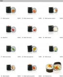 Menu Pontault Sushi - Les makis