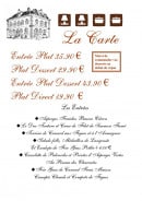 Menu Les Billettes - Les entrées